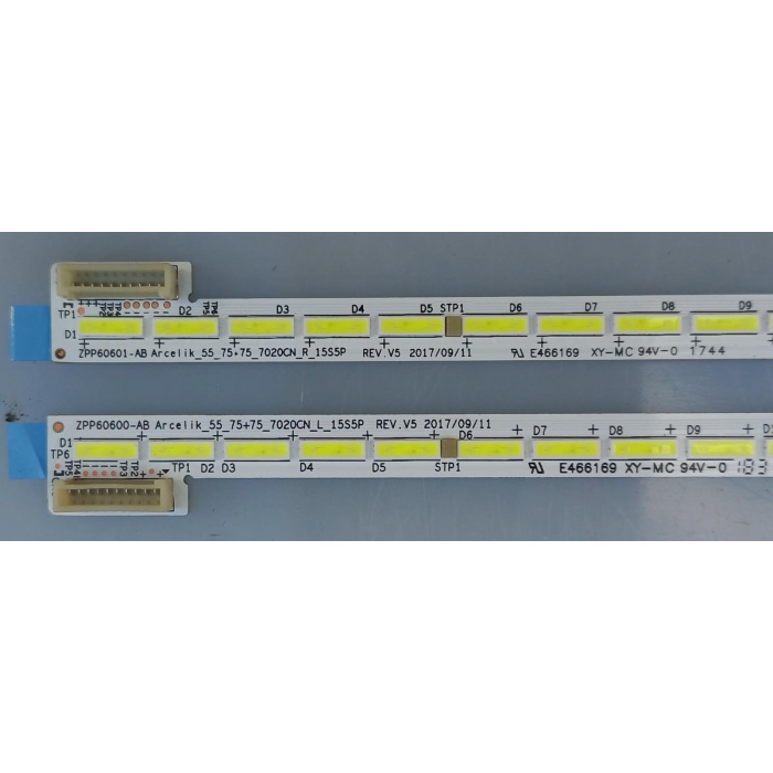 BEKO B55L 9672 5B LED BAR, ZPP60600-AB AECELİK_55_75+75_7020CN, ZPP60601-AB AECELİK_55_75+75_7020CN LED BAR