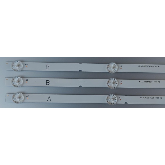 RF-AZ400017AE30-0701 A0, RF-AZ400017AE30-0601 A0 LED BAR, SDL400FY(QD0-G18)