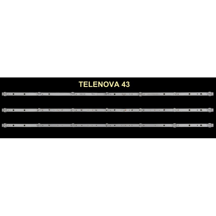 TELENOVA 43S8001 LED BAR, SJ.YM.D4300701-3030BS-M, 1.14.MD430046 190819