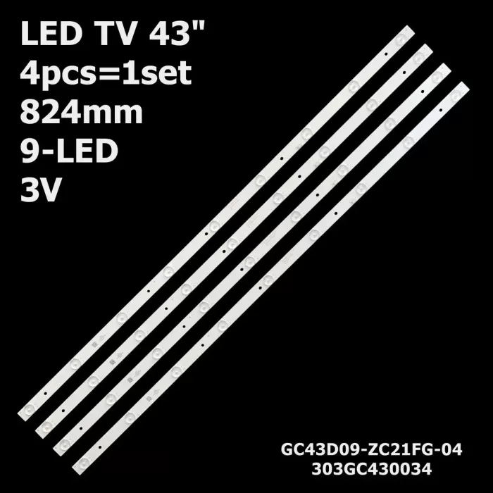 DAHUA DHL43-F600, GC43D09-ZC21FG-04, 303GC430034 For Dahua DHL43-F600 Daiko LED43M5096DK Ergo LE43CT2000AK