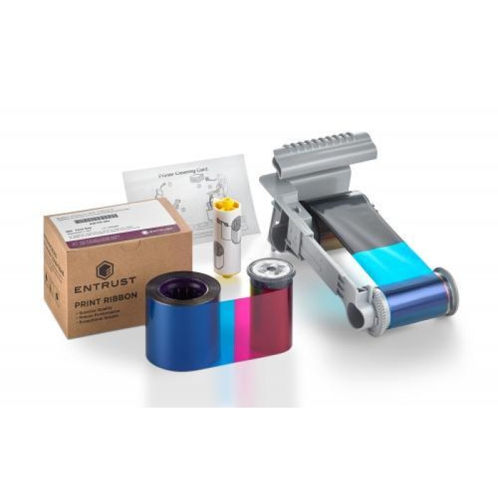 534100-001 Datacard SD seri YMCKT Renkli Ribon