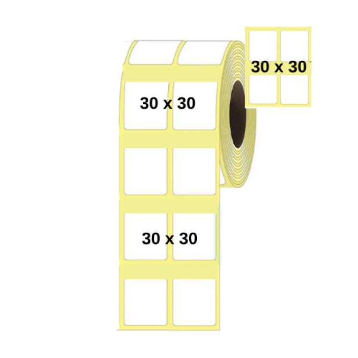 Etiket 30 X 30 Ürün Etiketi Termal 2 li 3000 Adet