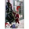 Erkek Çocuk Noel Baba Yılbaşı Kostümü Şapkalı Kemerli Bebek Kostümü
