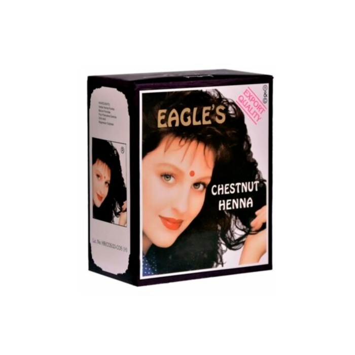 Eagles Orijinal Hint Kınası Saç Boyası Kestane Rengi - Chestnut Henna