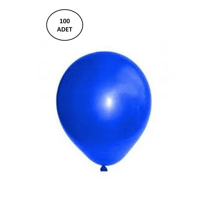 İç Mekan Dekorasyon Balonu Koyu Mavi - 100 Adet
