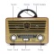 MEIER M-115BT ŞARJLI BLUETOOTH  Retro Wooden  Radio