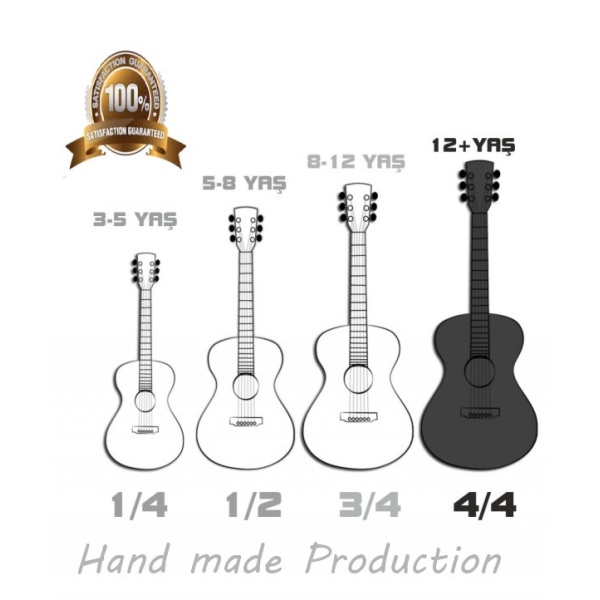 MADRID MCG-120 BLS-MAVİ SİYAH 39 Klasik Gitar Tam Boy
