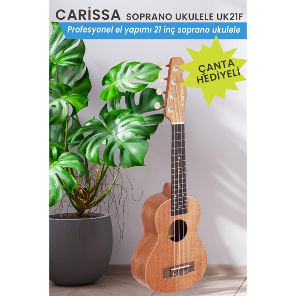 CARİSSA UK21F NAT SOPRANO UKULELE 21(İNCH)