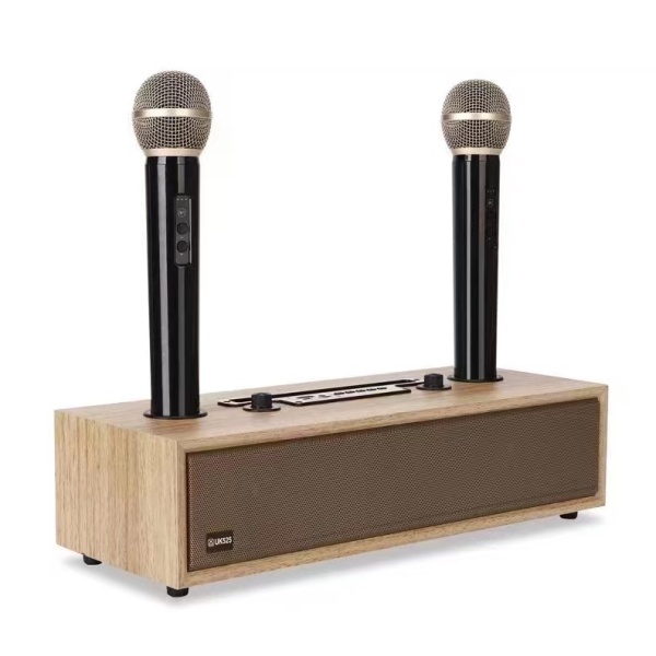 Xm-Uk525 Ahşap Karaoke Bluetooth Hoparlö