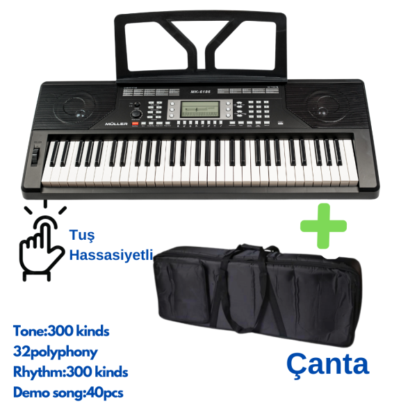 Müller  MK-6186 61 tuş org tuş+Çanta