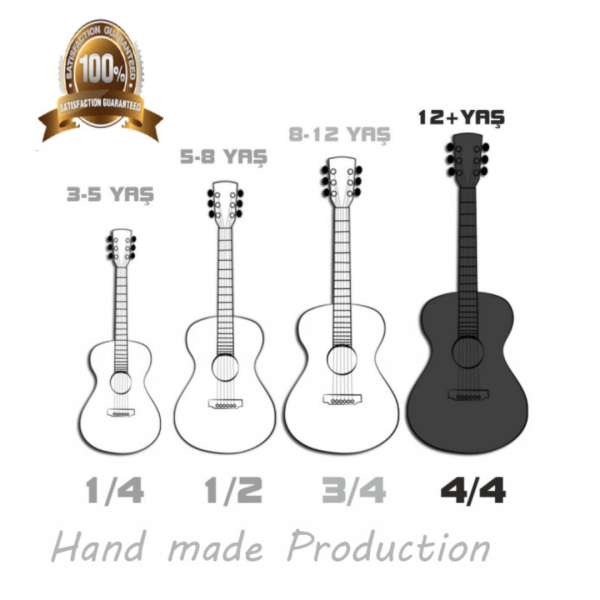 Madrid Mcg Tam boy Klasik Gitar Mavi-Bls