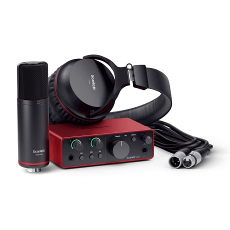 Focusrite Scarlett Solo Studio Gen 4 paket içeriği