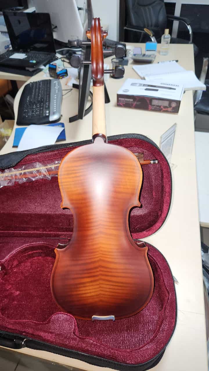 Müller Mv-044H 4/4 keman arka kapak ve yanlar mat kaplama