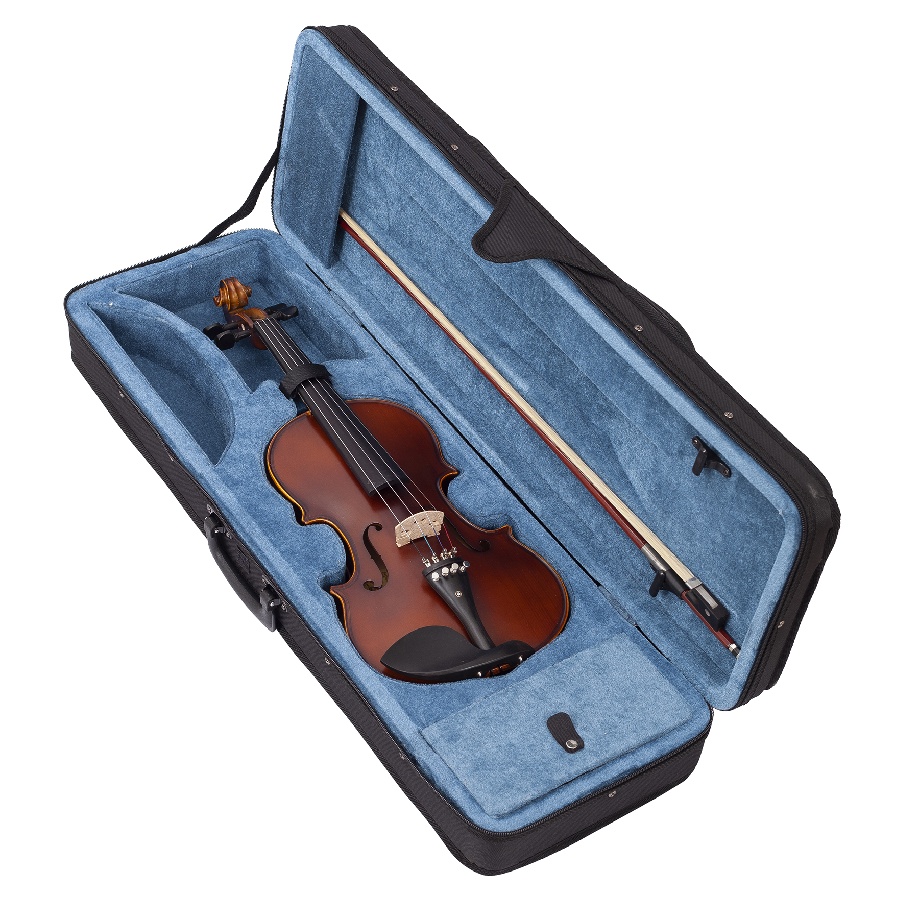 Bremen Bv-244 abanoz aksamlı parlak keman köprü ve klavye detay