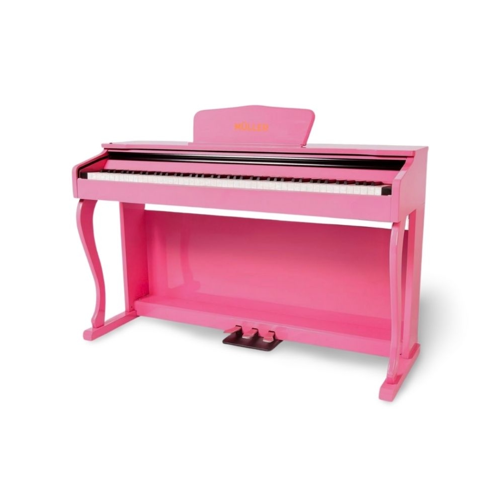 Müller Mdp-8808 Pembe dijital duvar tipi piyano genel görünüm