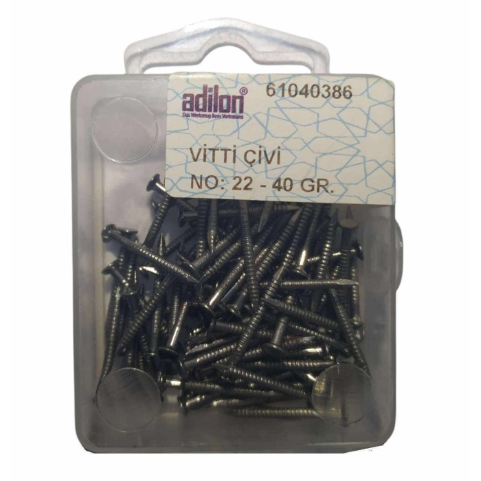 ADİLON VİTTİ ÇİVİ NO:22-40 GR