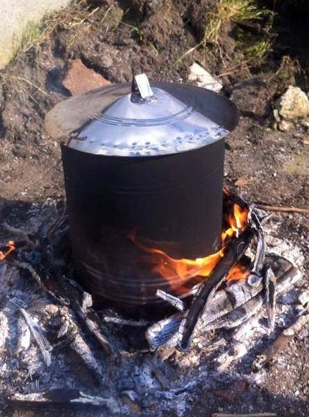 KROM KAPAKLI TENEKE TAVUK APARAT SETİ