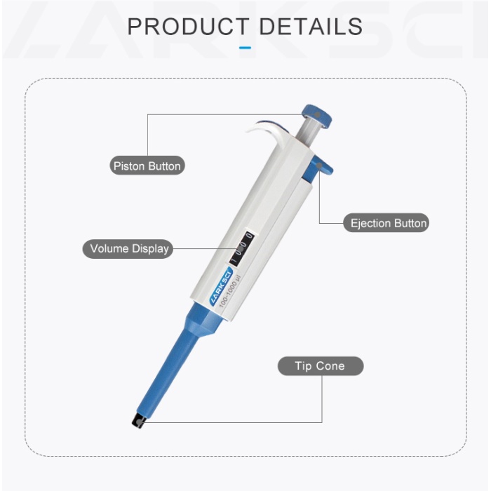 Larksci P10 Otomatik Mikropipet