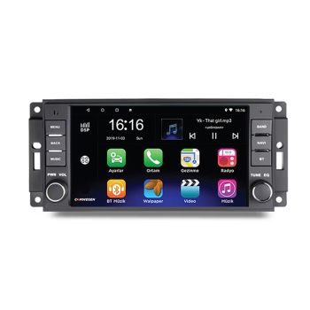 Jeep Wrangler Dodge RAM Avenger Challenger Chrysler 7inç 4 GB RAM Tuşlu Android Carplay Multimedya Navigasyon