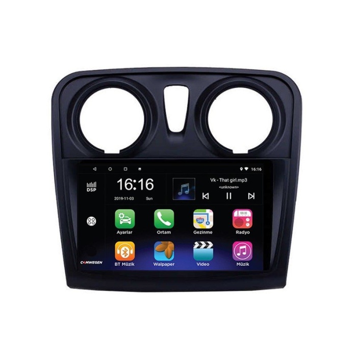 DACİA SANDERO 2013-2017 3 GB RAM Android Carplay Multimedya Navigasyon