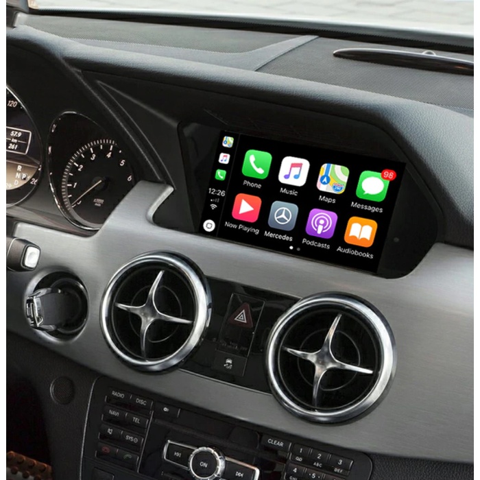 Mercedes GLK 2012-2014 NTG 4.5 Sistem araçlar için Orijinal Ekran Kablosuz Carplay Video İzleme Kamera İnterface