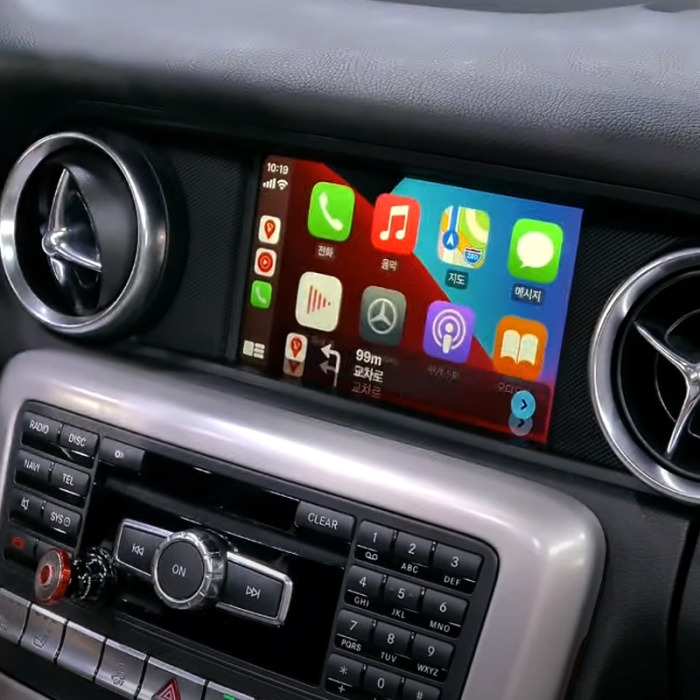 Mercedes SLK 2012-2014 NTG 4.5 Sistem araçlar için Orijinal Ekran Kablosuz Carplay Video İzleme Kamera İnterface