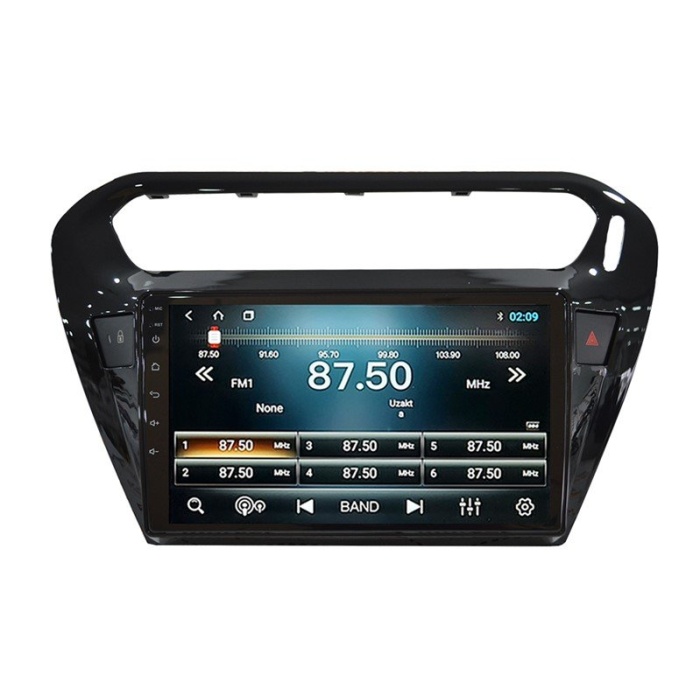 PEUGEOT 301 2013-2016 SİYAH 4 GB RAM Android Carplay Multimedya Navigasyon