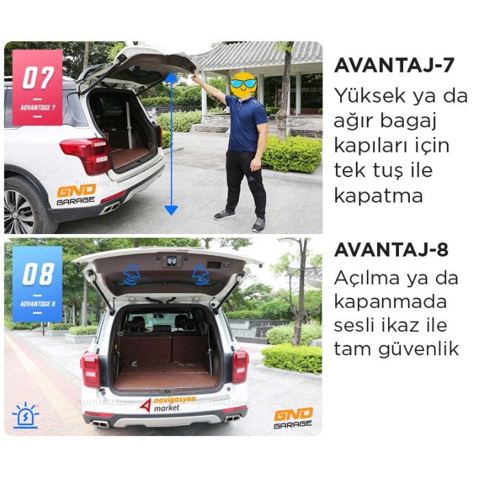 MERCEDES S CLASS 2015-2019 W222 Elektrikli Bagaj AçmaSistemi