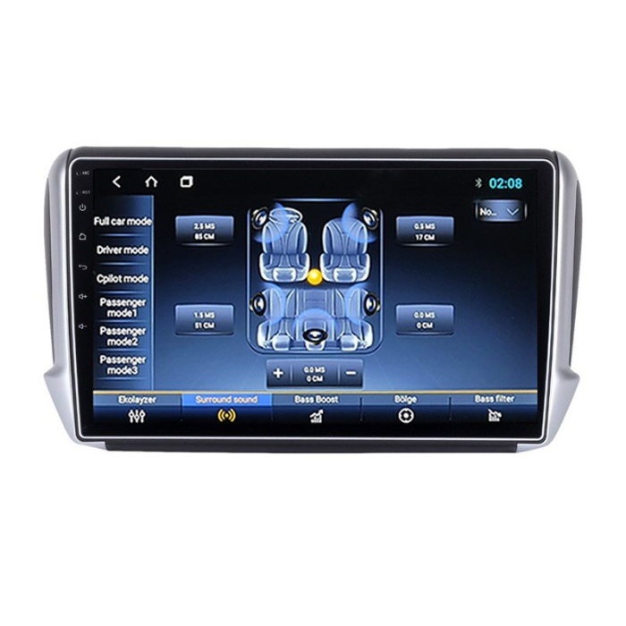PEUGEOT 208-2008 2008-2015 6 GB 2K Ekran RAM Android Carplay Multimedya Navigasyon