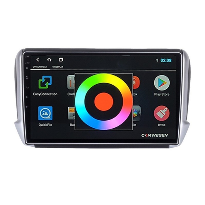 PEUGEOT 208-2008 2008-2015 6 GB 2K Ekran RAM Android Carplay Multimedya Navigasyon