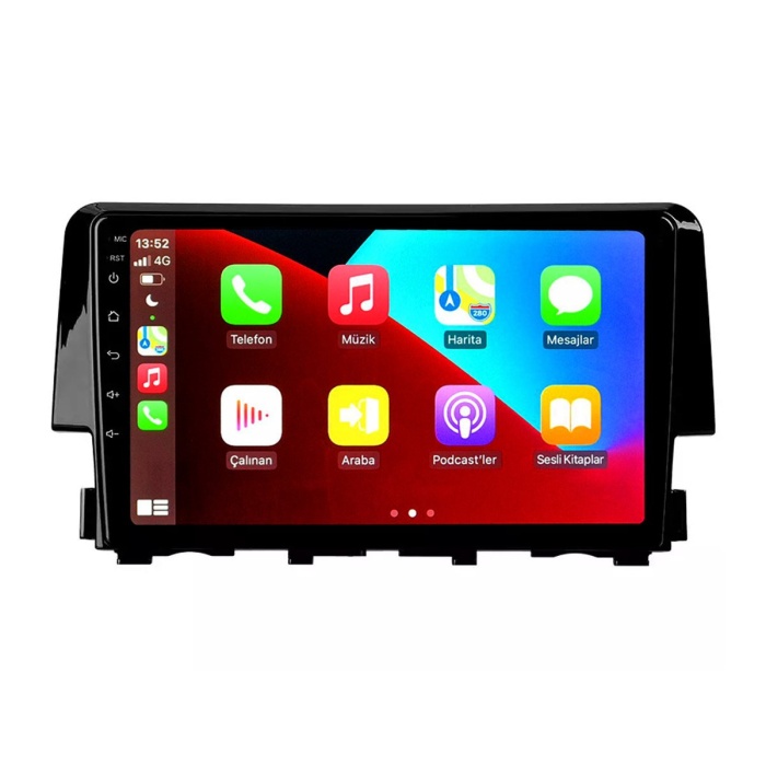 HONDA CİVİC FC5 2016+ 8 GB 2K Ekran RAM Android Carplay Multimedya Navigasyon