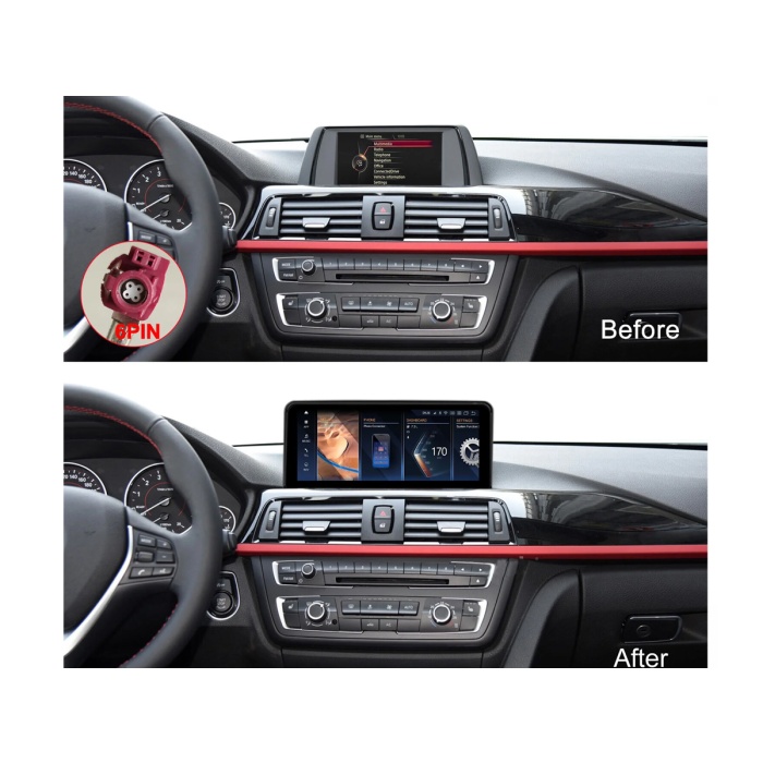 BMW X5 X6 Serisi E70 E71 2005-2009 Android ID8 Menü 4 GB Ram 64 GB Qualcomm İşlemcili Kablosuz Carplay