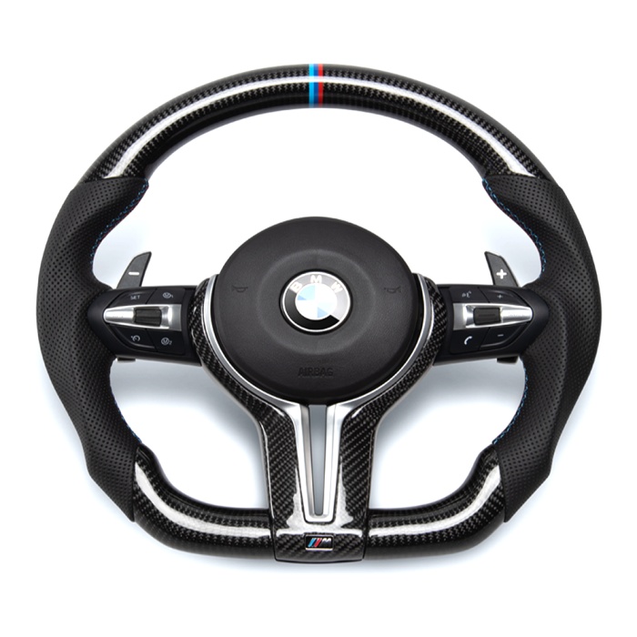 BMW F Serisi M2, M3, M4, X5M, X6M F30-F20-F10-F45 1 - 4 Series X1 - X6 Serileri Karbon Fiber Direksiyon
