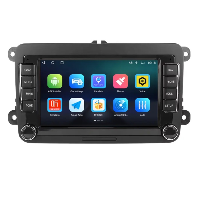 Volkswagen Transporter-Rapid-Roomster-Rabia 2007-2014 4 GB RAM Tuşlu Android Carplay Multimedya Navigasyon