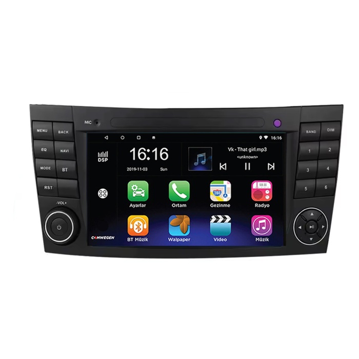 Mercedes E Class W211 4 GB RAM Tuşlu Android Carplay Multimedya Navigasyon