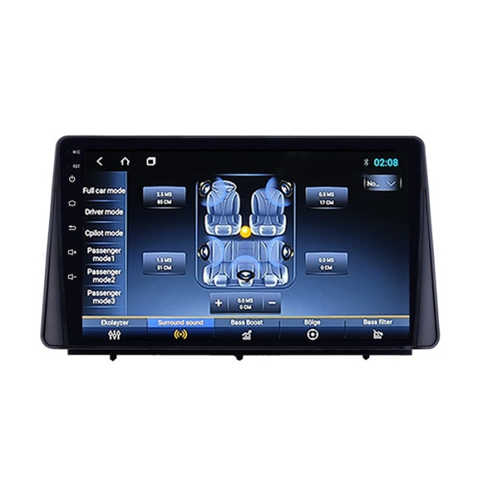 Ford Focus 2019-2024 Android 2gb Ram 8 Çekirdek Kablosuz Carplay Navigasyon Multimedya