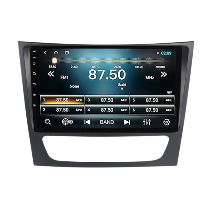 Mercedes E Class W211 Android 2gb Ram 8 Çekirdek Kablosuz Carplay Navigasyon Multimedya