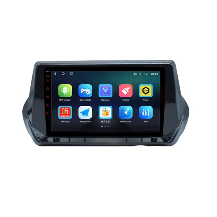 Peugeot 2008 2021 ve sonrası 2 GB RAM 8 Çekirdek Android Carplay Multimedya Navigasyon
