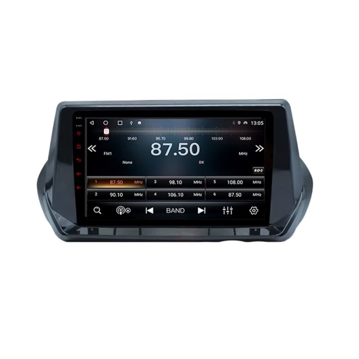 Peugeot 2008 2021 ve sonrası 2 GB RAM 8 Çekirdek Android Carplay Multimedya Navigasyon