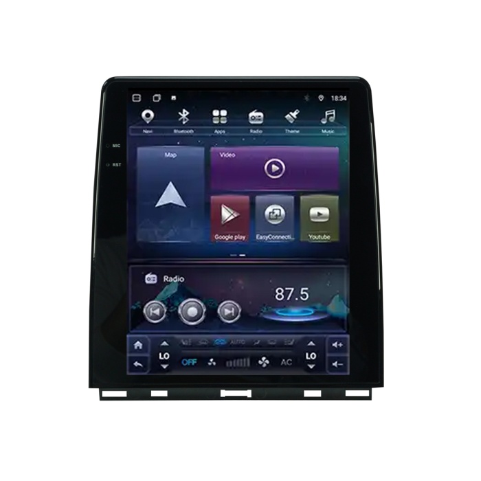 Renault Clio 5 Tesla 2021 ve sonrası 8 GB RAM Android Carplay Multimedya Navigasyon