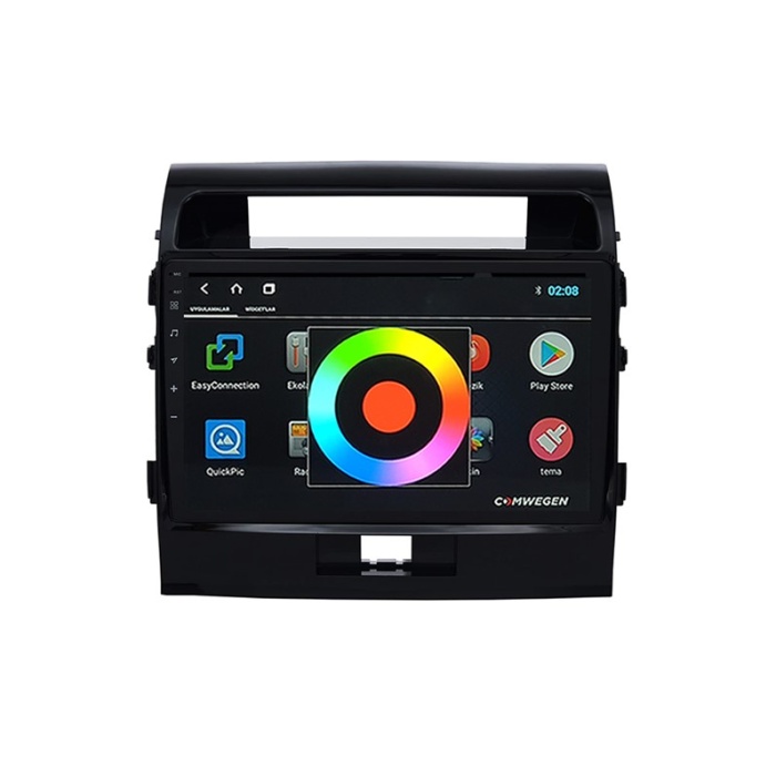 Toyota Land Crusier Prado 2008-2012 Android 2gb Ram 8 Çekirdek Kablosuz Carplay Navigasyon Multimedya
