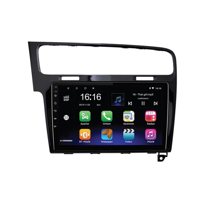 Volkswagen Golf 7 2014-2021 Android 2gb Ram 8 Çekirdek Kablosuz Carplay Navigasyon Multimedya