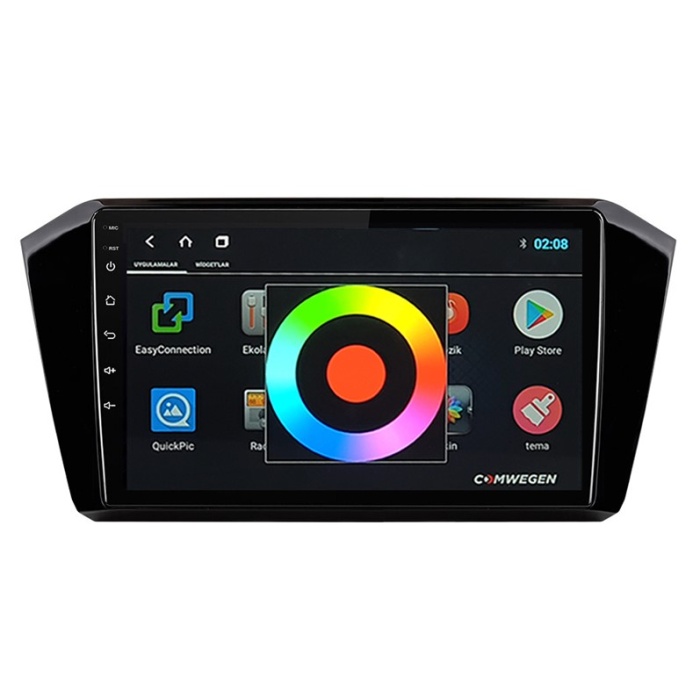 Volkswagen Passat 2014-2021 Android 2gb Ram 8 Çekirdek Kablosuz Carplay Navigasyon Multimedya
