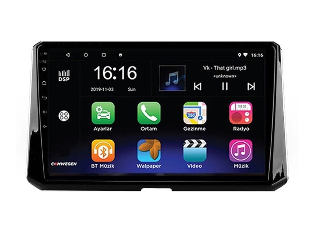 TOYOTA COROLLA 2019+ 3 GB RAM Android Carplay Multimedya Navigasyon