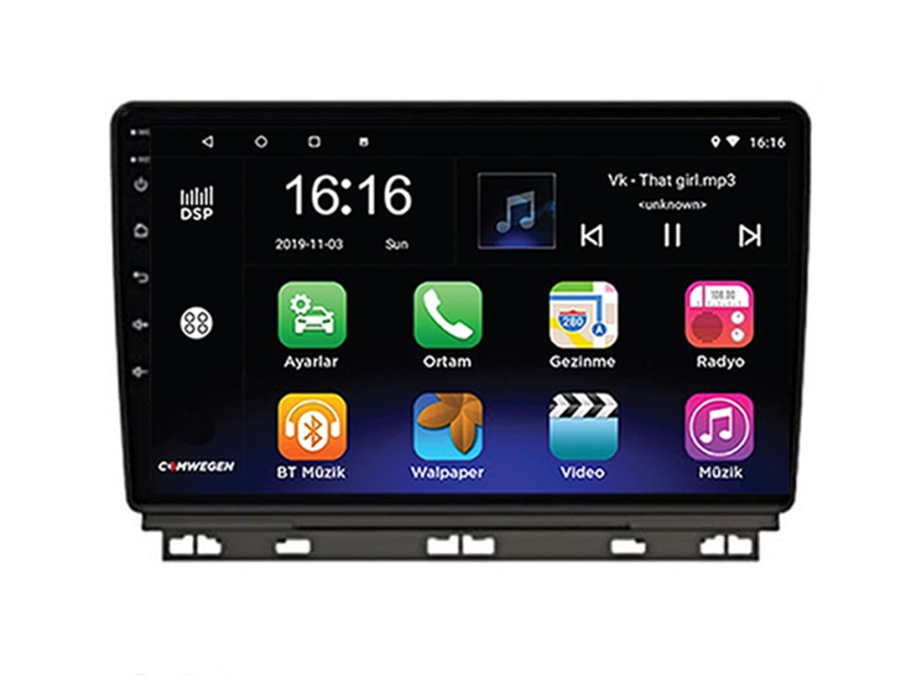 Car Multimedia Player / RENAULT CLIO 2 MULTİMEDYA HD EKRAN-KAMERA