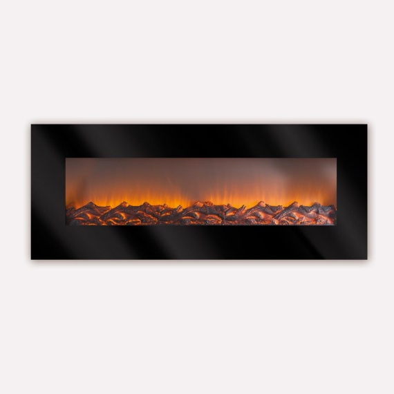 1800W LCD Plazma Dekoratif Şömine Siyah