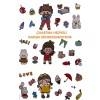 1000ml Motivasyon Matara Kalın Pipetli Sticker Hediyeli Çift Renk 2219