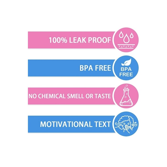 2000 ml Motivasyonel Tritan Spor Salonu Su Şişesi Bpa Içermez