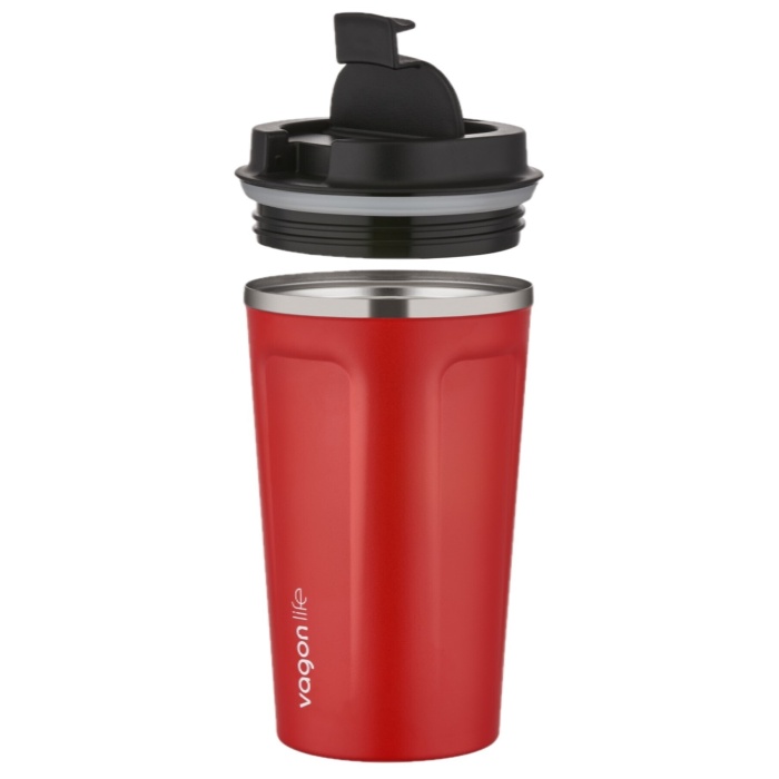 Mug 450ml Kahve Bardağı Paslanmaz Çelik Termos 6 saat Sıcak/Soğuk