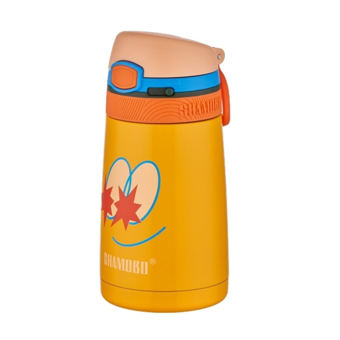 Çocuk 350 Ml Pipetli Matara Paslanmaz Çelik Termos Bpa Içermez